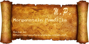 Morgenstein Paméla névjegykártya